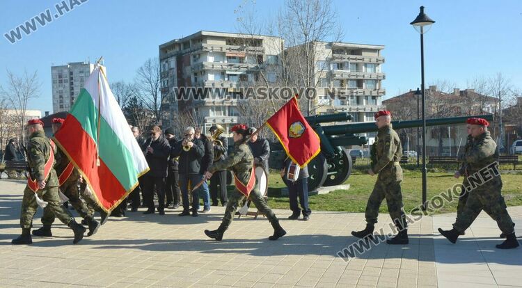 Хасковските военни отбелязаха 120 г. от основаването на Осма пехотна тунджанска дивизия