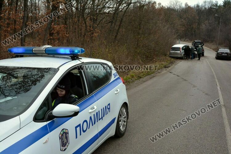 Форд се заби в стълб до Дивото козле