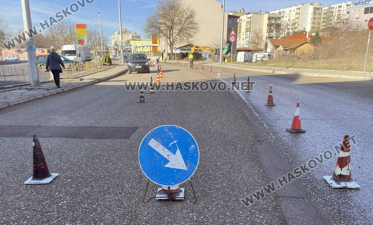 Нова организация на движението по улица „Банска“ заради нов хипермаркет