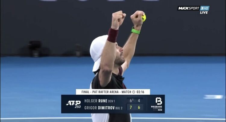 Григор Димитров покори Бризбейн