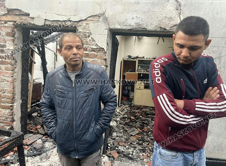 Семейство с три деца остана без дом след пожар