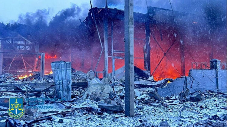 Ударите в Днипропетровска област, 08.01.2024 г.