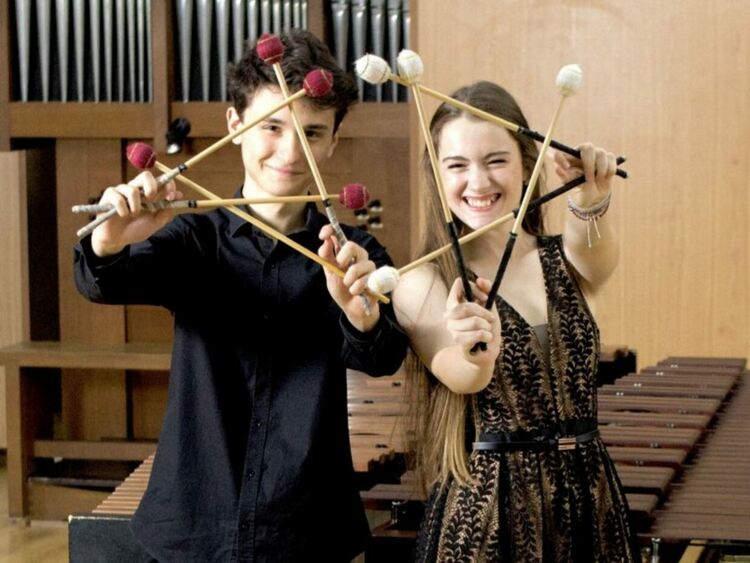 Първи концерт за годината на Камерен оркестър -Хасково с перкусионистите Аглея Канева и Александър Вичев