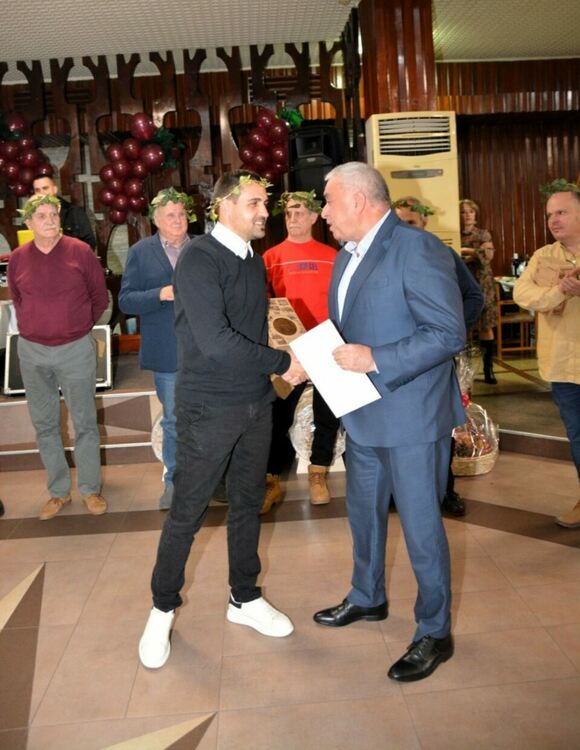 Васил Аргиров е най-добрият винар в Асеновград за 2023 г. 