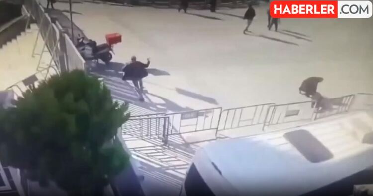 стоп кадър от записа на камера от инцидента. източник:Haberler.com