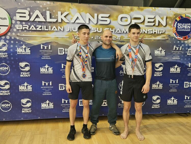 Димитровградски спортисти с пробив на Балканското по бразилско джу-джицу