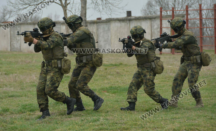 Стрелби, ръкопашен бой и демонстрация на тактики показаха военни на полигона край Хасково