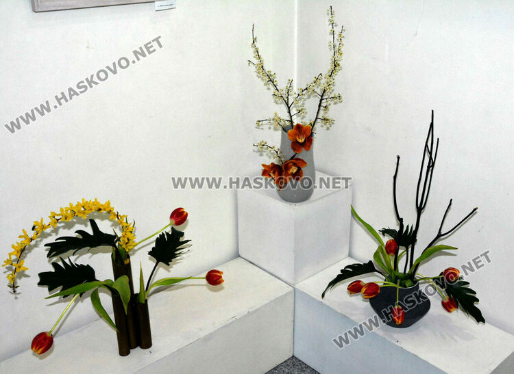 Икебана и картини в хармония и пролетни трепети в новата изложба на галерия „Форум“