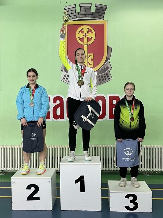 БК „Хасково“ с 3 медала на шампионата по бадминтон