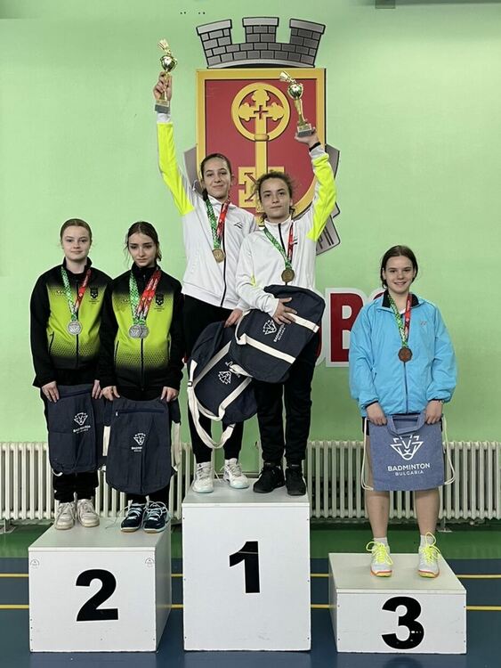 БК „Хасково“ с 3 медала на шампионата по бадминтон