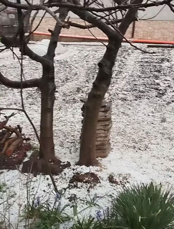 Градушка падна в Хасково и околните села