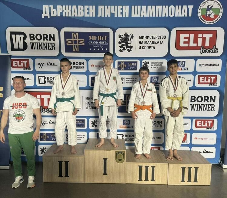 Силно представяне за хасковските джудисти на държавното първенство