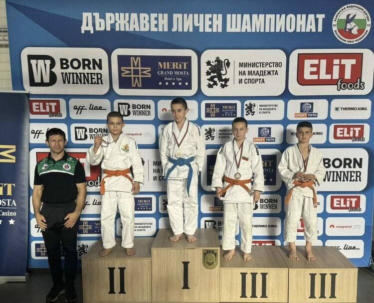 Силно представяне за хасковските джудисти на държавното първенство