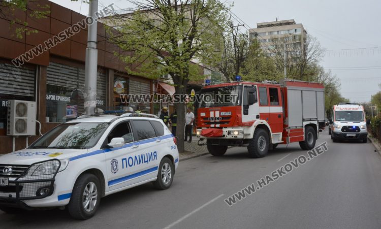 Пламна пещта в „Пещите“ в Хасково, пожар избухна в стар магазин