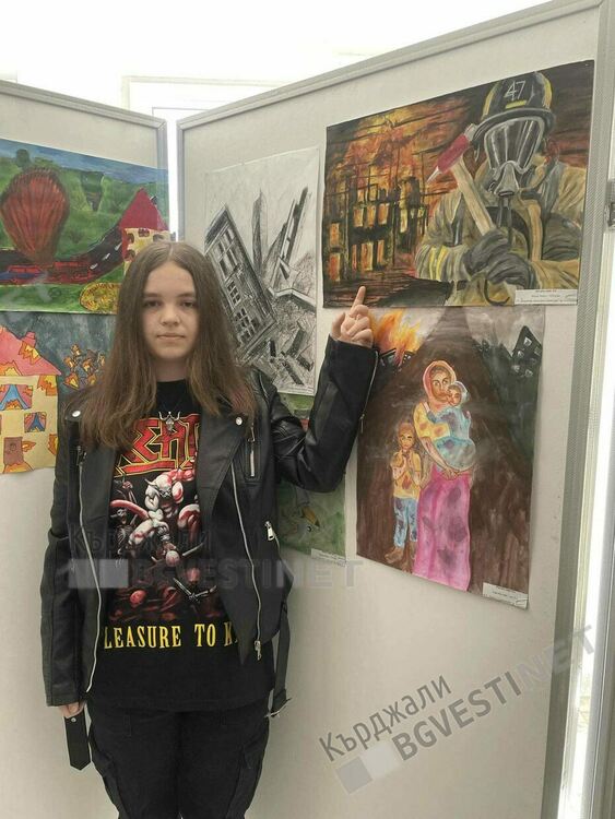 Талантливата Мелда Халил вдъхва живот на хеви метъл герои в своите картини,вдъхновява се от тежката музика