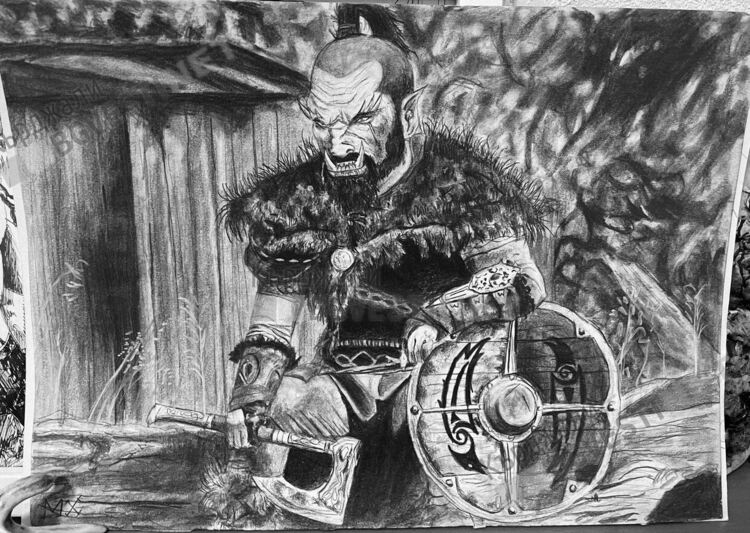 Талантливата Мелда Халил вдъхва живот на хеви метъл герои в своите картини,вдъхновява се от тежката музика