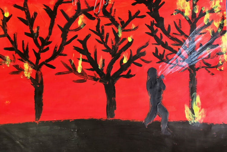 Определени са рисунките, които ще представят общината на областния кръг на конкурса "С очите си видях бедата"