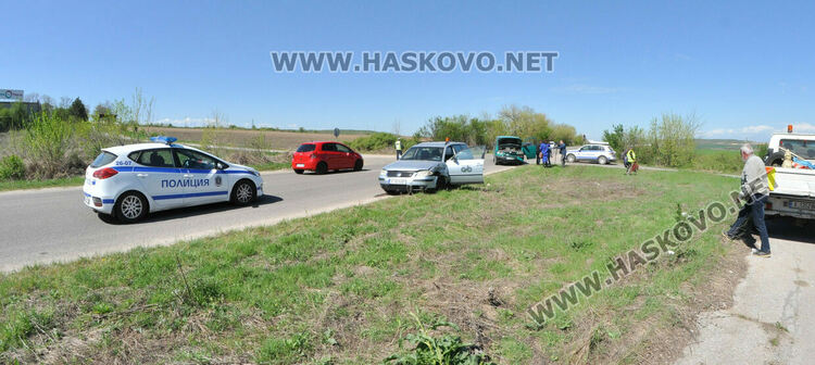 Служител на строителна фирма пострада в катастрофа заради неправилна маневра