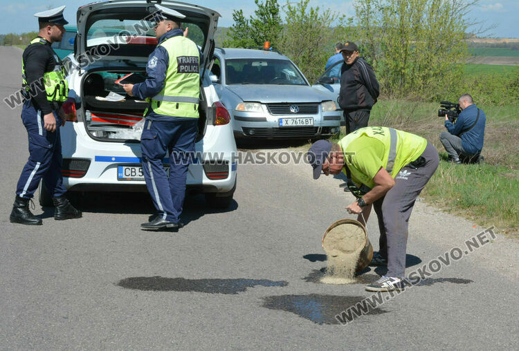 Служител на строителна фирма пострада в катастрофа заради неправилна маневра