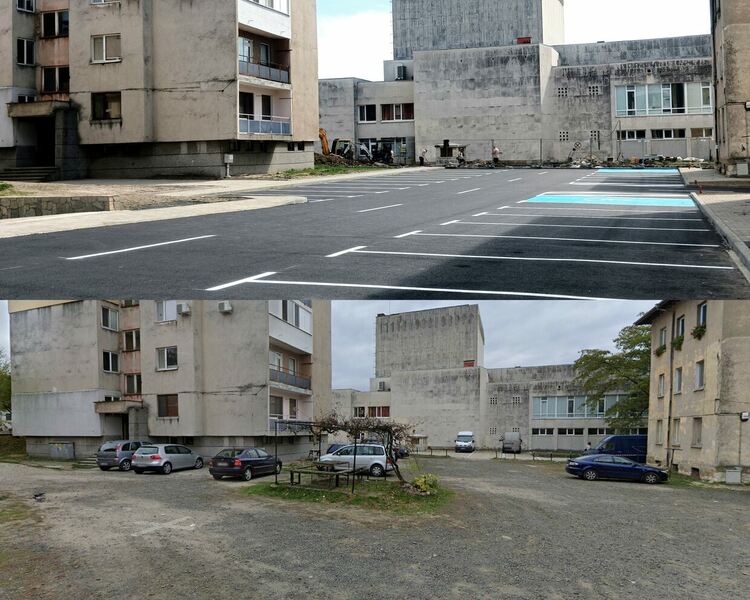 Нов паркинг бе изграден в центъра на Момчилград