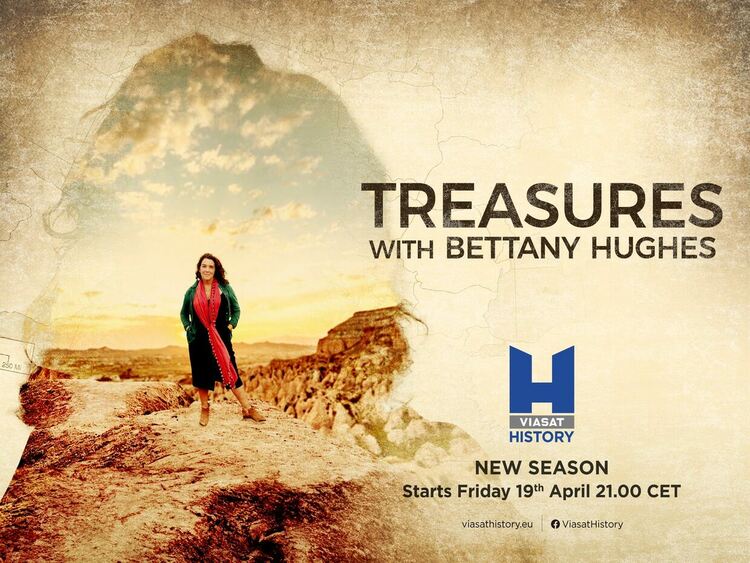 Проф. Бетани Хюз се завръща по Viasat History със Съкровищата на България, Естония, Турция и още