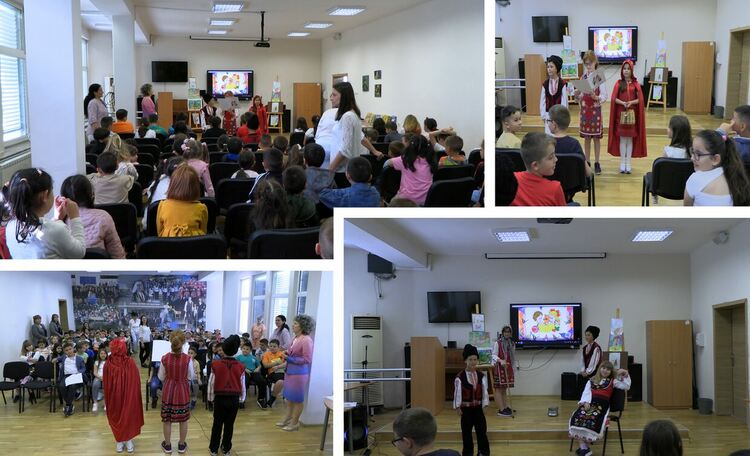 Деца от ДГ „ Максим Горки“ гр. Кърджали на гости на третокласници от „ ОУ Св.Св. Кирил и Методий“ гр. Кърджали