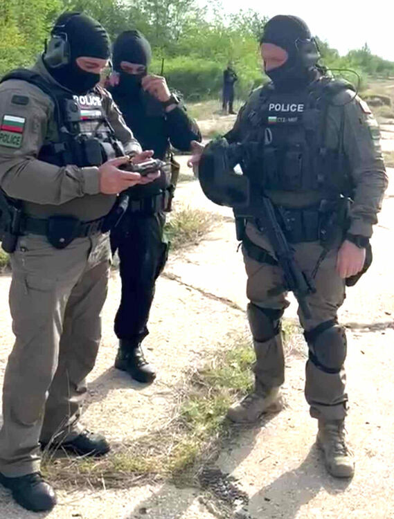 Хасковски полицаи проведоха антитерористично учение