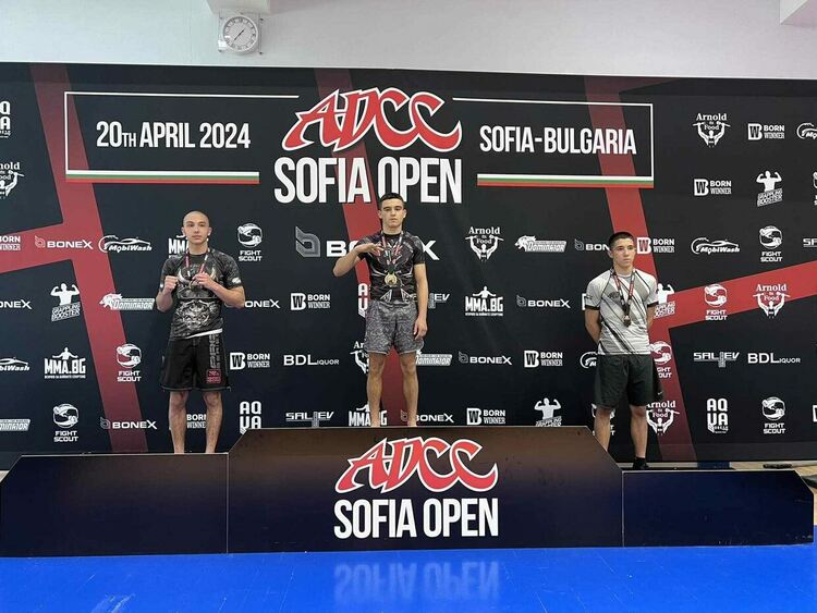 Калоян Стоименов завоюва златото на ADCC Sofia Open 