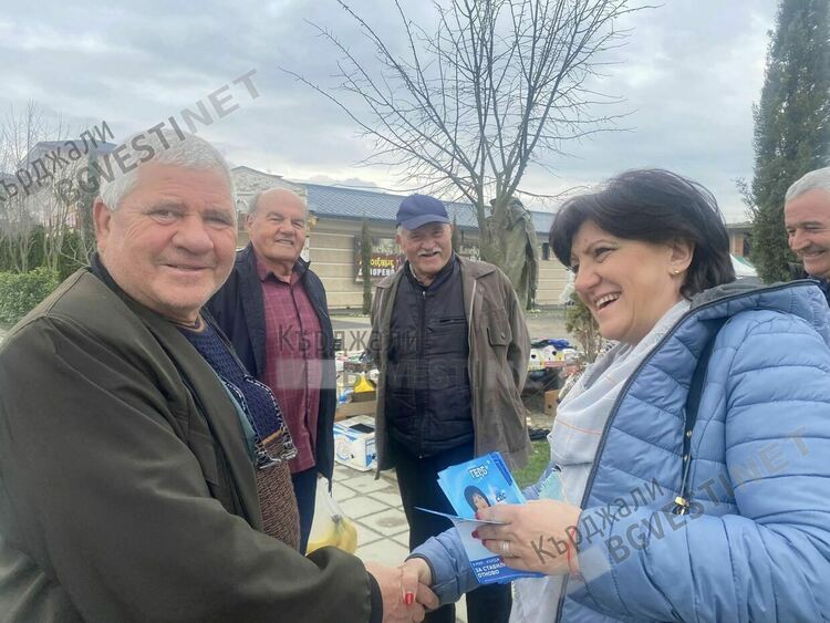 На среща със симпатизанти в Кирково
