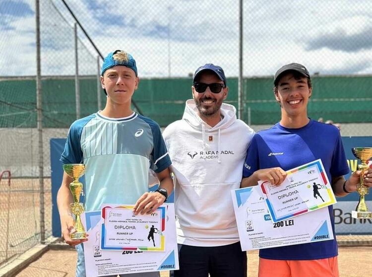 Георги Георгиев с второ място на двойки на турнира в Румъния