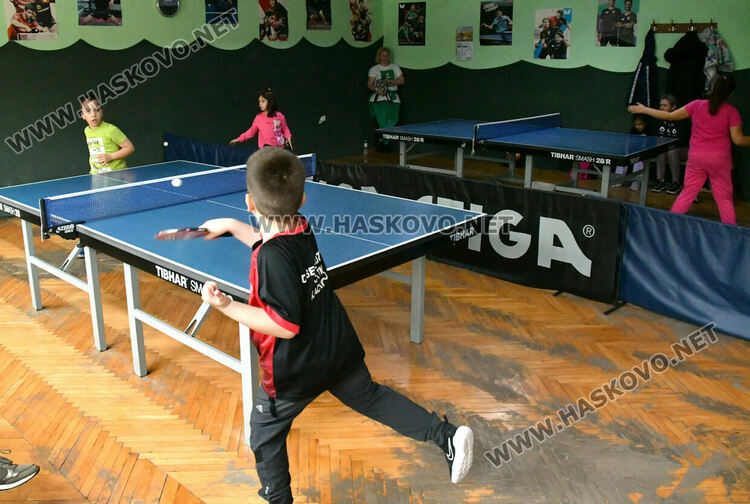 Хасково е домакин на двудневен турнир по тенис на маса 