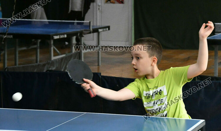 Хасково е домакин на двудневен турнир по тенис на маса 