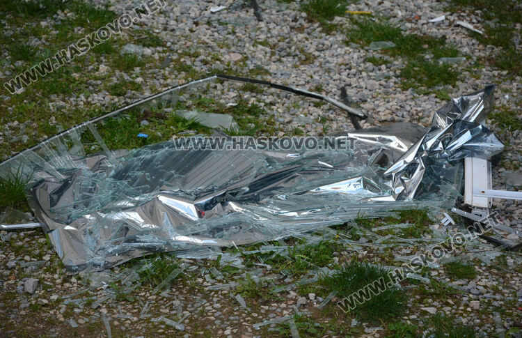 Взрив в блок в Хасково