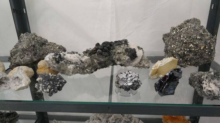 Редки кристали подредиха колекционери на площада в Мадан