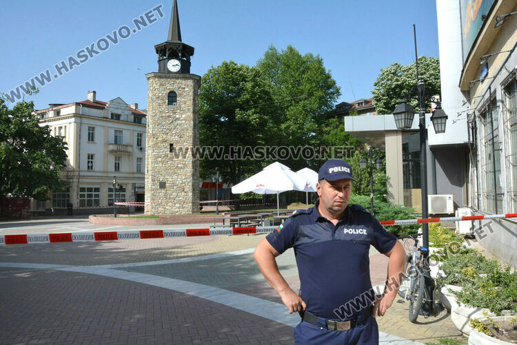 МВР: Намерените гранати в центъра на Хасково са учебни