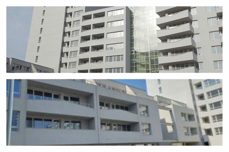 Поземлен имот в Пловдив с шест недовършени сгради върху него (с акт 14) се продава от държавната банка. Към момента кандидат-купувачи няма. Снимки: ББР.