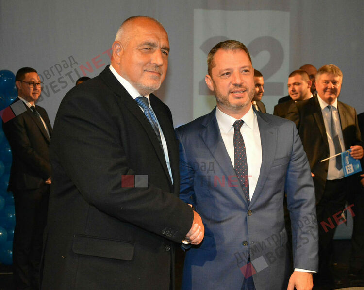 Бойко Борисов и Делян Добрев