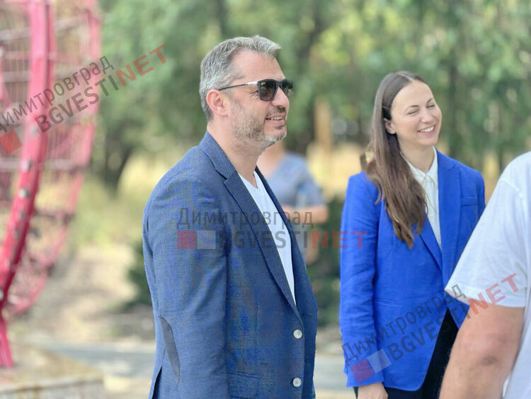 Евродепутатът Ева Майдел в Димитровград: и в сърцето на Европа не могат да се похвалят с такива големи и добре устроени паркове