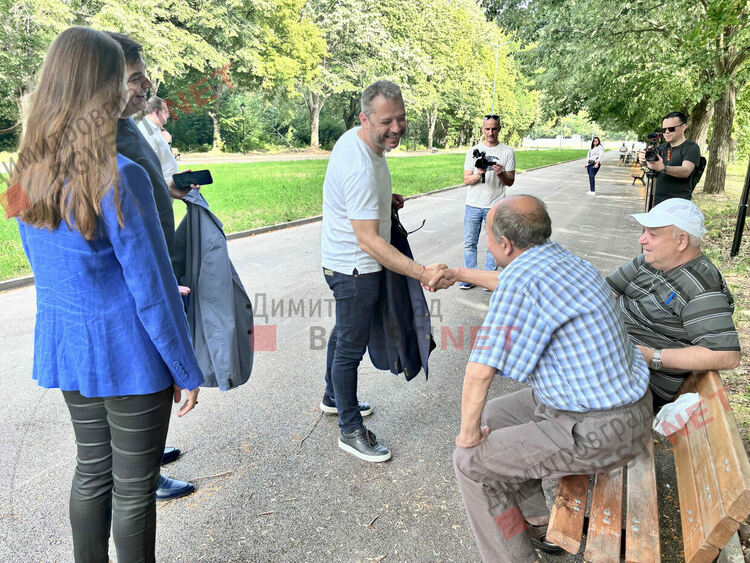 Евродепутатът Ева Майдел в Димитровград: и в сърцето на Европа не могат да се похвалят с такива големи и добре устроени паркове