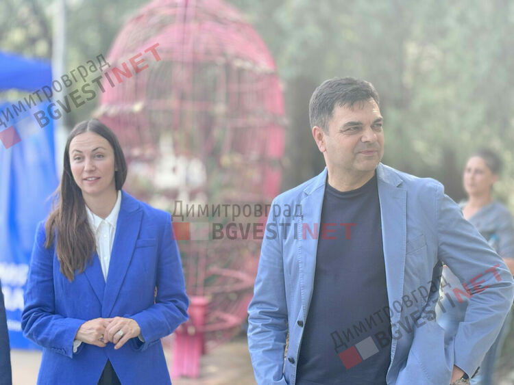 Евродепутатът Ева Майдел в Димитровград: и в сърцето на Европа не могат да се похвалят с такива големи и добре устроени паркове