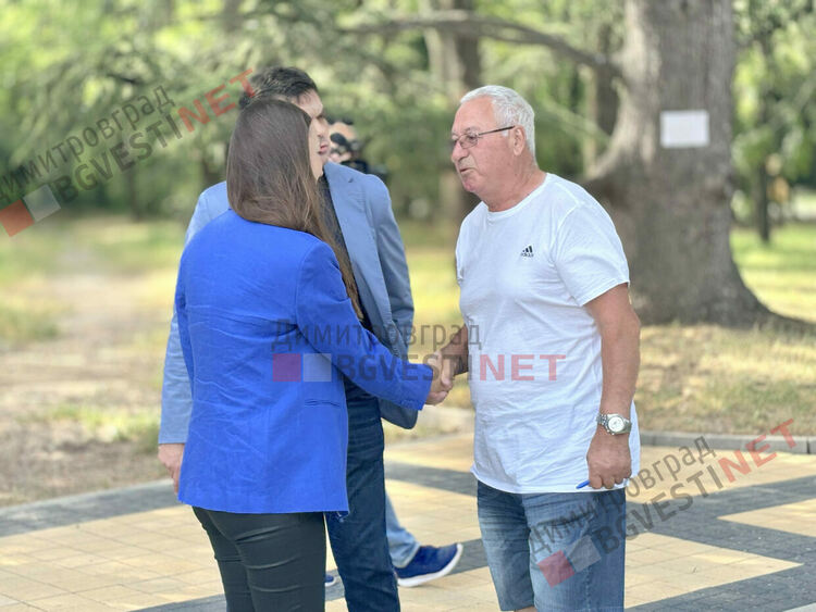 Евродепутатът Ева Майдел в Димитровград: и в сърцето на Европа не могат да се похвалят с такива големи и добре устроени паркове