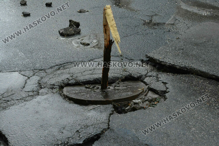 Част от дърво се отчупи в бурята и падна върху кола в Хасково