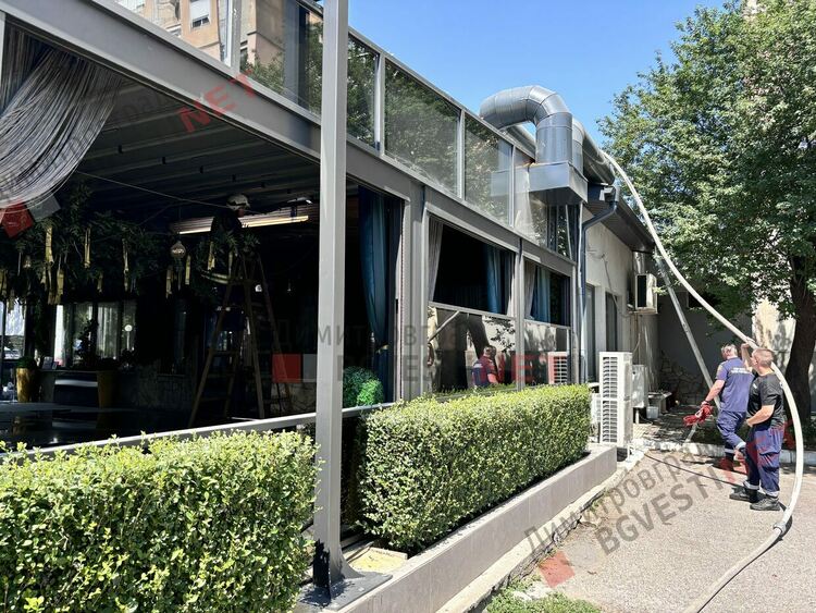 Заведение в Димитровград се запали