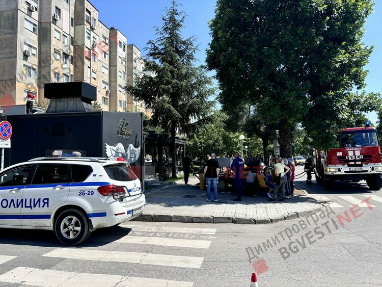 Заведение в Димитровград се запали