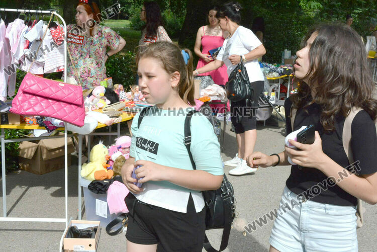 Благотворителност в Градската градина в Хасково в подкрепа на Никол