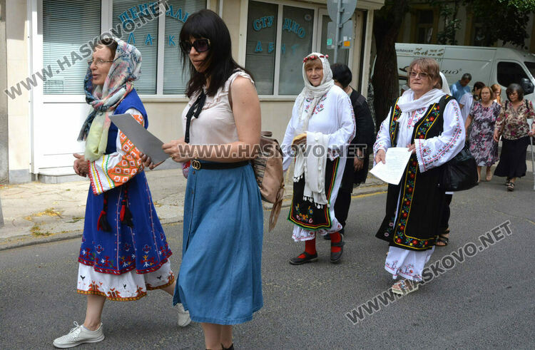 Шествие и водосвет в Хасково на Възнесение Господне