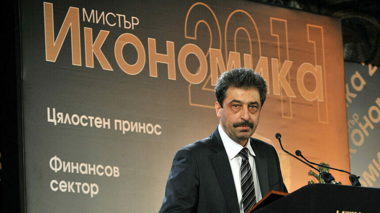 Цветан Василев, когато получаваше награди