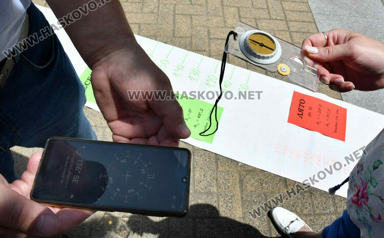 Млади астрономи измериха сянката на хасковлии в най-дългия ден от годината