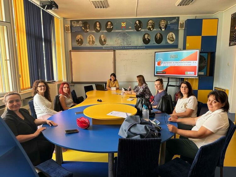 Учители и ученици от “Славейков" се обучаваха в международна образователна програма на тема "Климатичните промени"