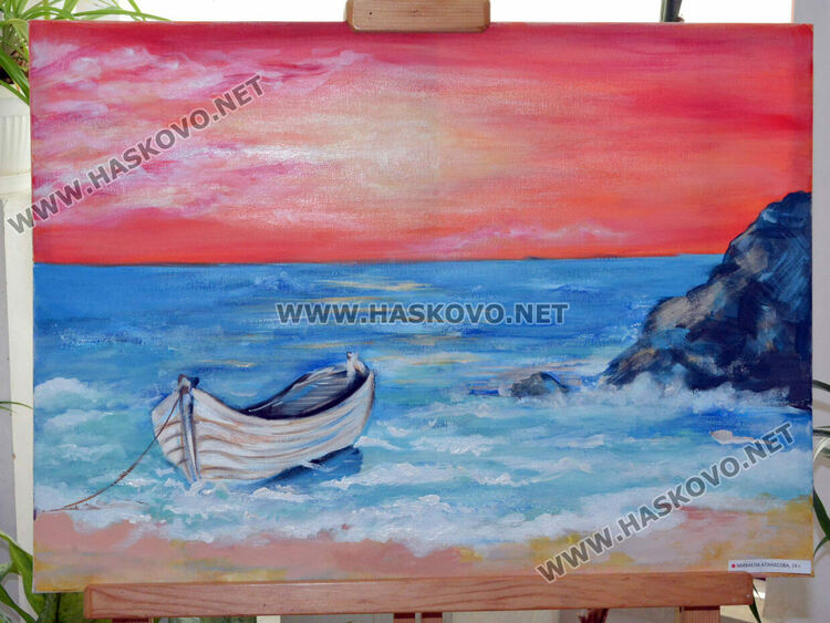 Изложба на децата от школа "Дъга" в галерия "Форум"